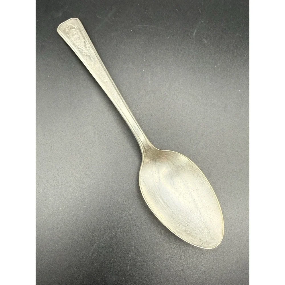 VTG Oneida WM. A Rogers Croydon Mary Lee Silverplate Teaspoon 1932 Set 5 A1 Plus